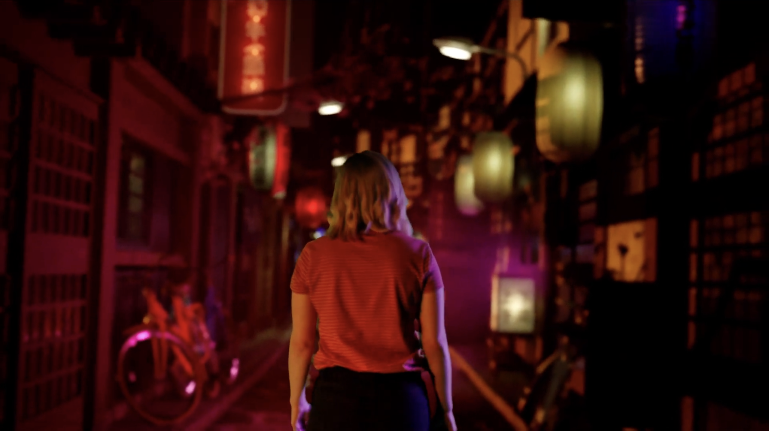 Tokyo street — composited in-camera