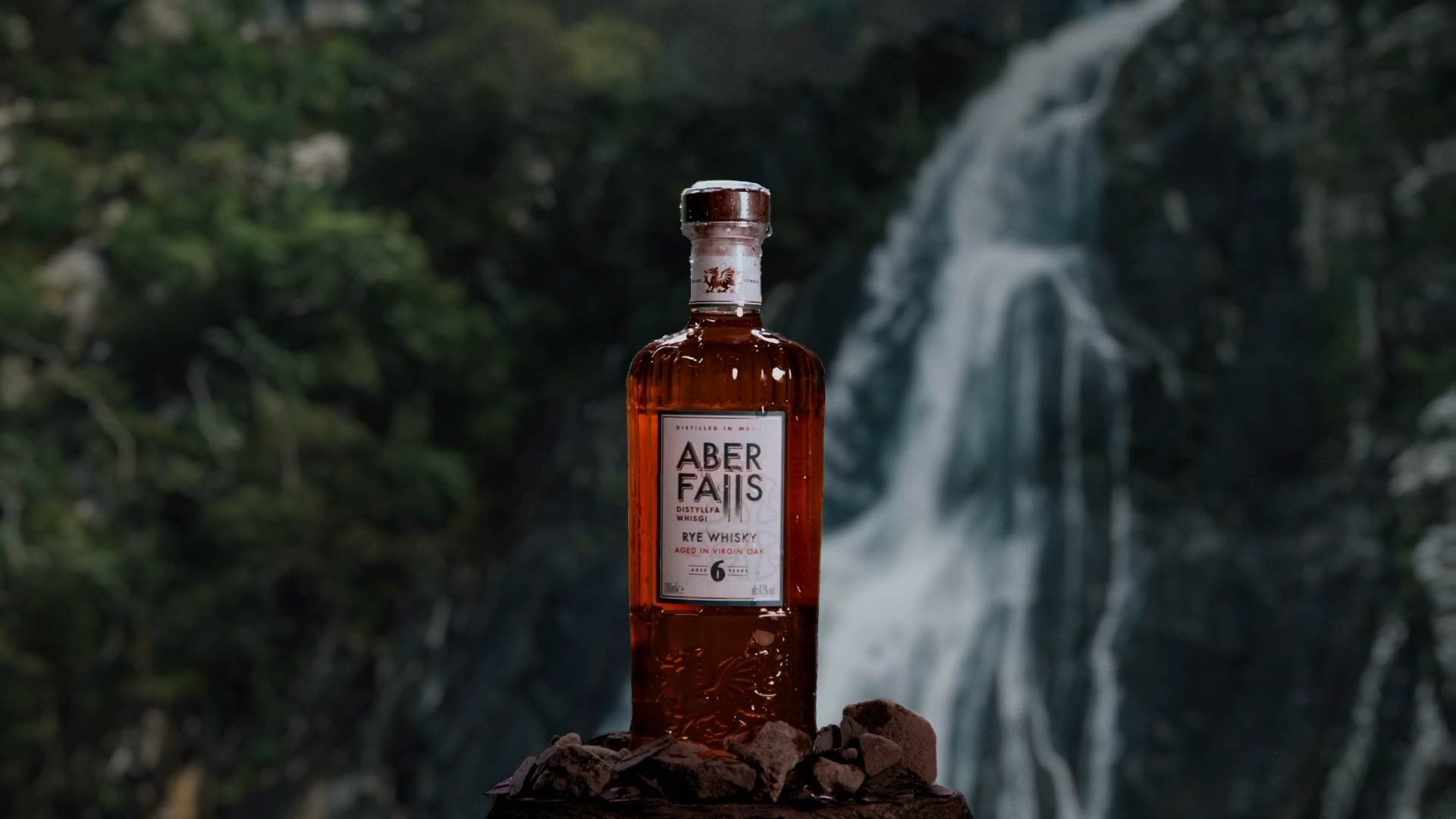 Waterfall — composited in-camera